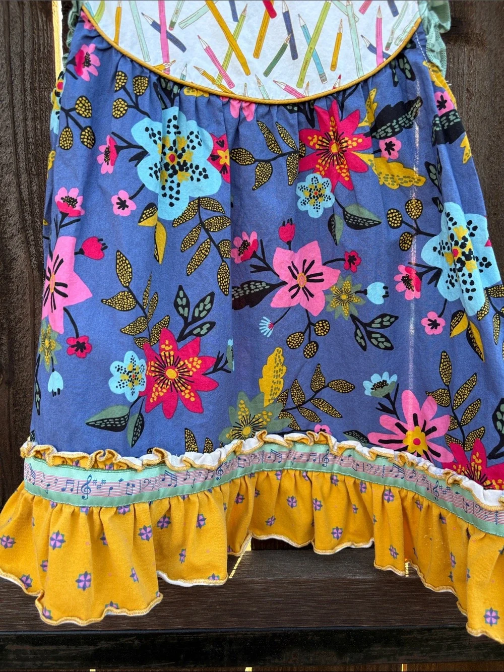 Matilda Jane Floral top in Purple, Pink, Yellow and Mint